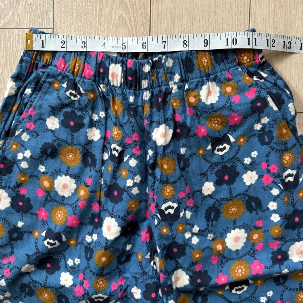 NWT Uniqlo x Princesse Tam Tam Flannel Floral Pants in Light Blue Women’s XS - Picture 8 of 11